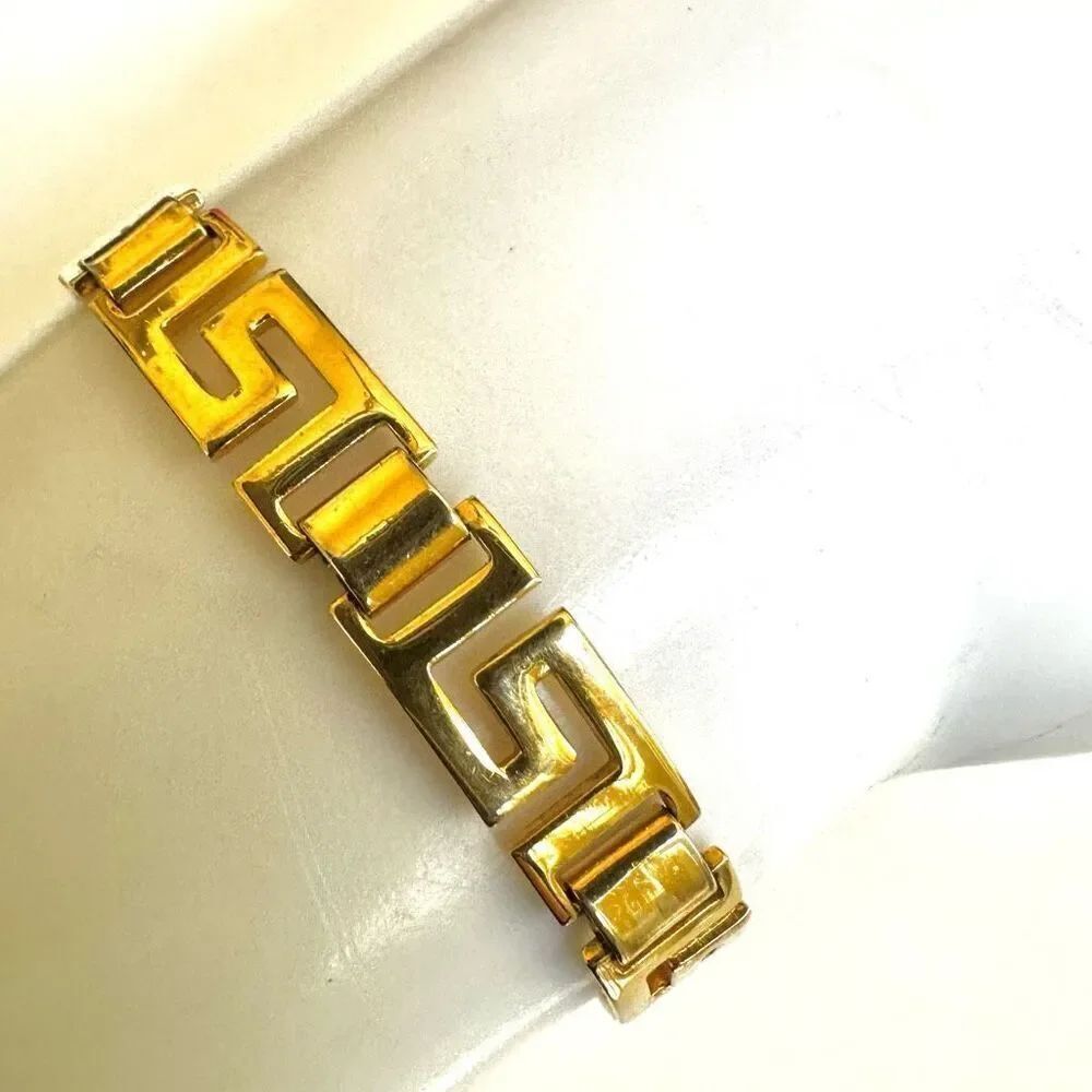Avon Greek key pattern vintage bracelet